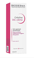 Крем для чутливої шкіри Bioderma Sensibio Crealine DS+ creme від почервоніння і лущення, 40 мл