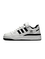 Жіночі кросівки Adidas Forum Low White Black New