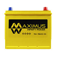 Акумулятор MAXIMUS smf N50 Asia 75Ah 750A R+ (правий +)