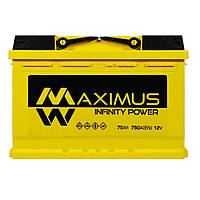 Акумулятор MAXIMUS MF L3 75Ah 750A R+ (правий +)