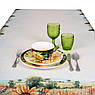 Скатертина гобеленова прямокутна з тефлоновим покриттям "Український краєвид" Villa Grazia Premium 140х240 см, фото 2