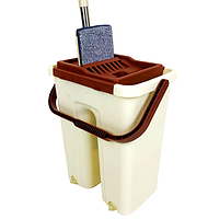 Швабра з відром Scratch ANET Housekeeper typemop Бежевий, фото 7