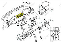 Дефлектор обдування салону BMW X5 E53 (2003-2006) рестайл, 64228402221