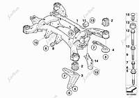 Балка подвески задняя (подрамник) BMW X5 E70 (2010-2013) рестайл, 33316863815