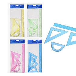 002 Лінійка набір 4 предмети, 30 см