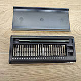 Викрутка з набором біт 24 шт., фото 8