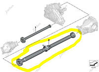 Кардан задний BMW X5 E53 (2003-2006) рестайл, 26107549305