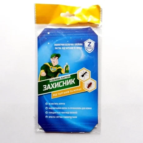 Клейова пастка від тарганів та мурах, ТМ Захисник Укравіт