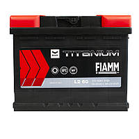 Акумулятор FIAMM Titanium Black L2 60Ah 510A R+ (правий +)