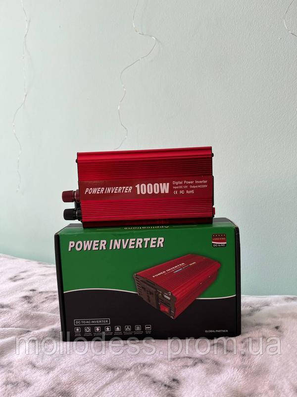 Преобразователь тока Power Inverter SSK-1000W AC/DC Автомобильный инвертор 1000W с 12 в 220 - фото 2 - id-p1815918149