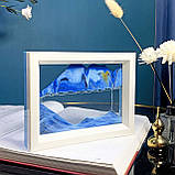 Уцінка (пошкоджена коробка). Картина-антистрес "Піщаний краєвид" двостороння 18,5х14,3 см, фото 2