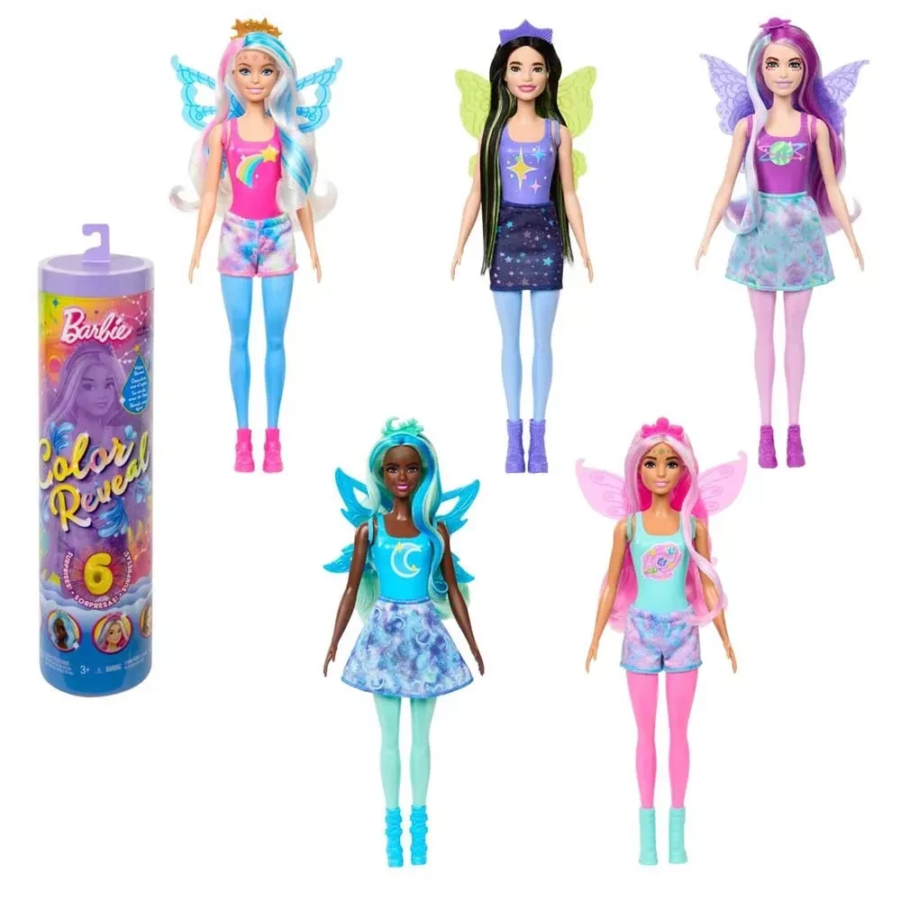 Лялька Barbie Color Reveal Галактична краса Кольорове перевтілення HJX61