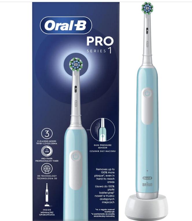 Електрична зубна щітка ORAL-B BRAUN Pro Series 1 Blue синього кольору, фото 1