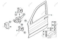 Петля двери передней правой BMW X5 E53 (2003-2006) рестайл, 41518269824