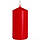 Свічка столова циліндр Bispol sw60/120-030 Червонй, фото 2