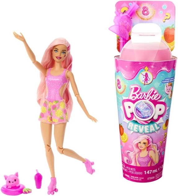 Лялька Barbie Pop Reveal Соковиті фрукти Полуничний лимонад HNW41