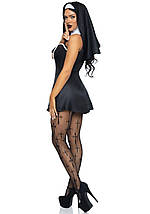 (SALE) Костюм черниці Leg Avenue Naughty Nun M, сукня, головний убір, фото 3