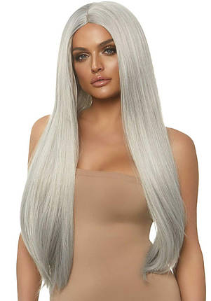 Leg Avenue Long straight center part wig Grey, фото 2