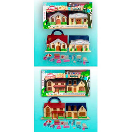 M-02A-02D Іграшковий будиночок меблі, 2 різновиди, у коробці 35-19-7 см, фото 1