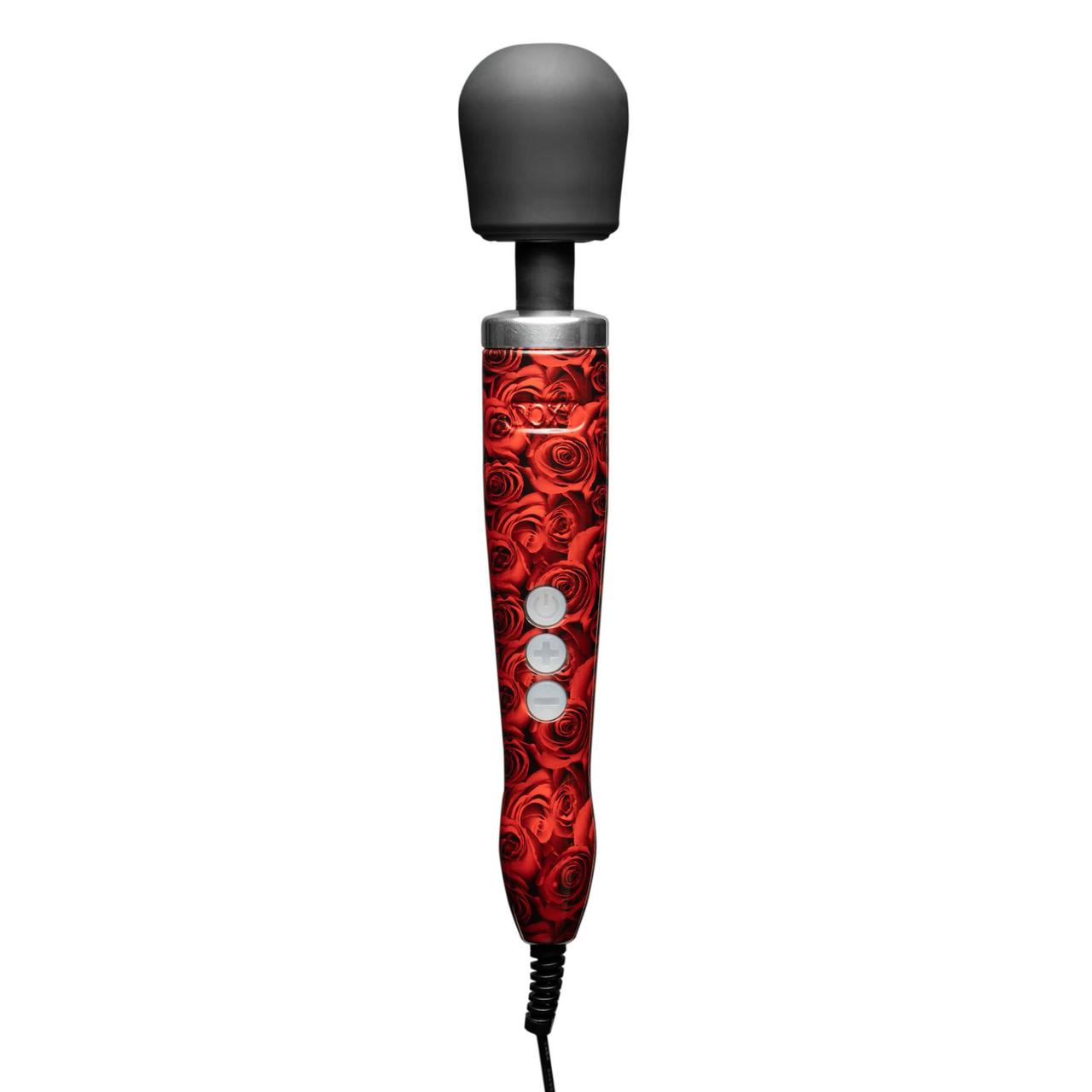 Потужний вібромасажер Wand DOXY Die Cast Rose Pattern