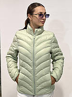 Жіноча стьобана куртка М&S (56096) 8 Світло-зелена