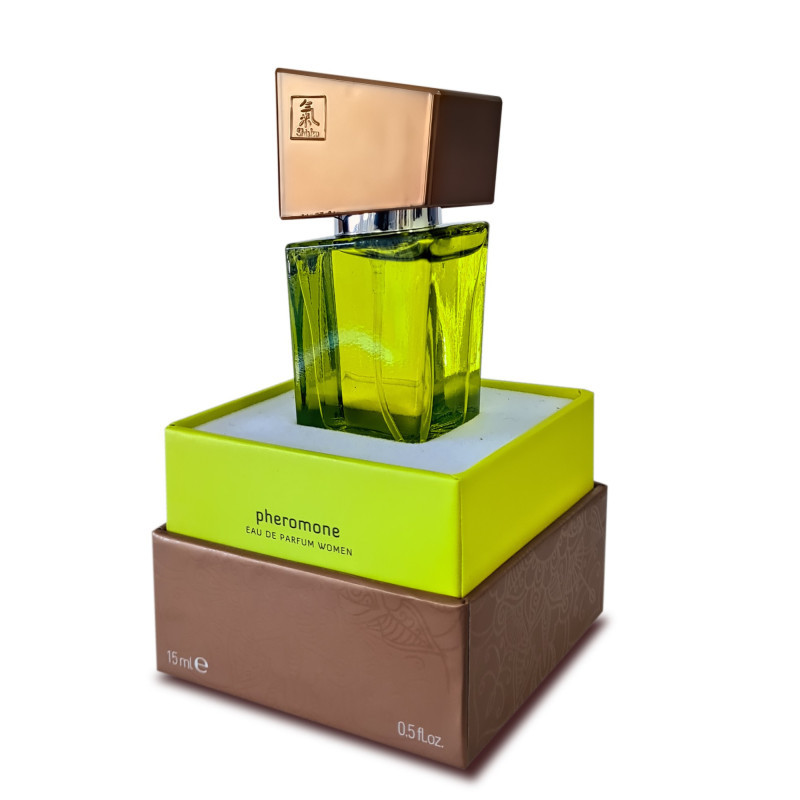 Жіночі парфуми із феромонами Shiatsu Pheromone Fragrance women lime 15 мл