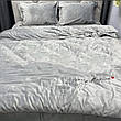 Велюрова постільна білизна Моніка Двоспальний Сірий, фото 8