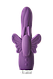 Силіконовий вібратор кролик Flirts Butterfly Vibrator Purple Dream Toys, фото 3