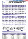 Електродвигун ML 632-4 0.18KWB14 230 V 50HZ INDUCTION MOTOR
( фланцове виготовлення В14), фото 2
