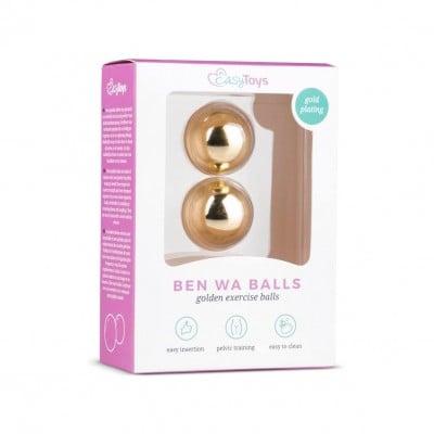 Металеві вагінальні кульки Gold ben wa balls 25 мм