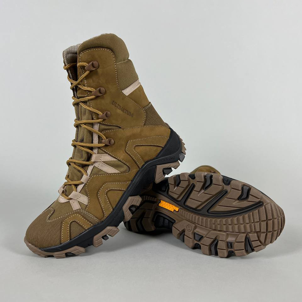 🔥 Берці тактичні "Tracking Force" з Gore-Tex (Койот) берці поліції, поліцейські