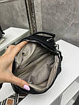 Стильна жіноча сумочка на широкому ремінці, фото 4
