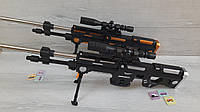 Детская Снайперская винтовка на пульках 6мм, 94см, 888Р, детская, от 6лет,