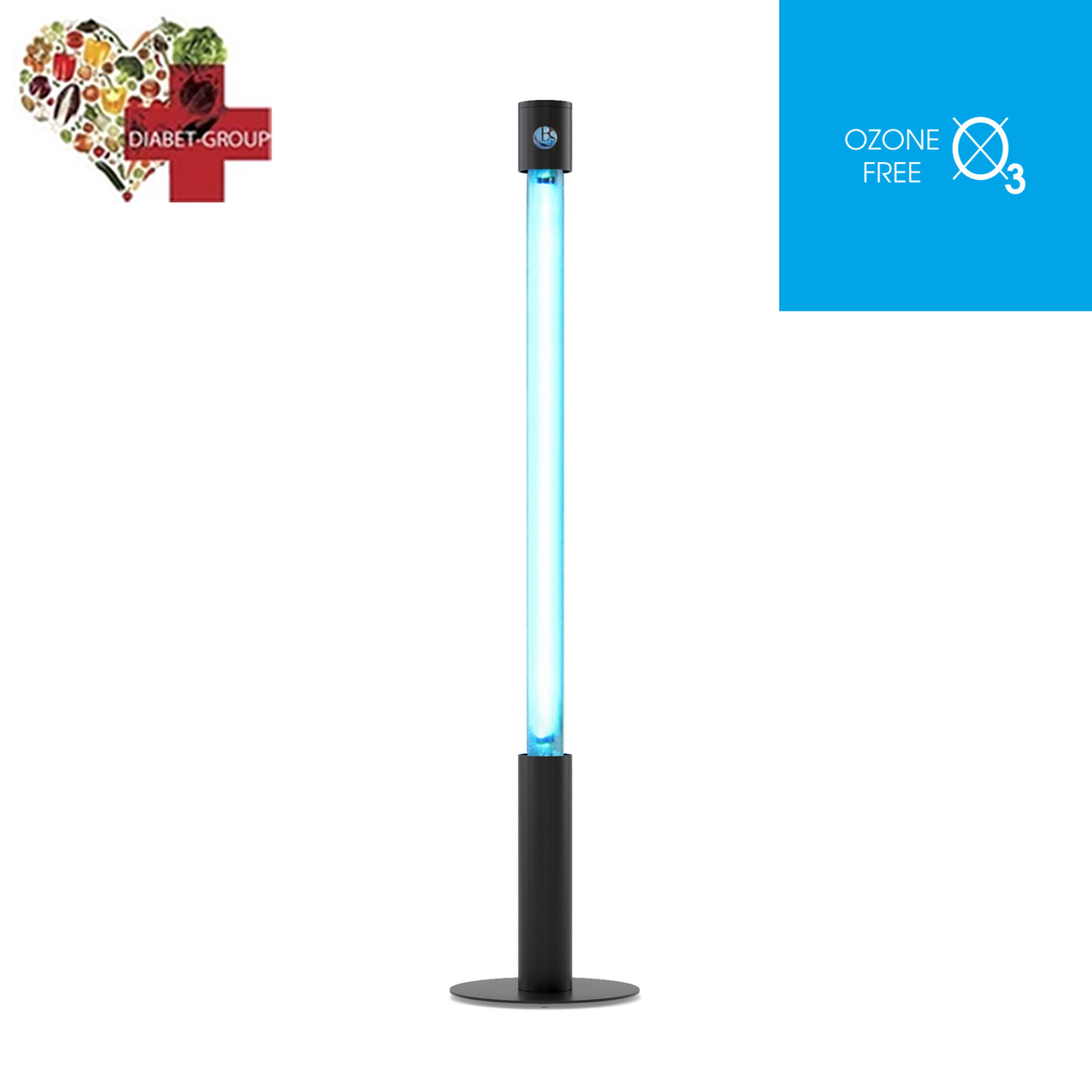 Бактерицидна лампа BactoSfera 360° 15 OZONEFREE Black