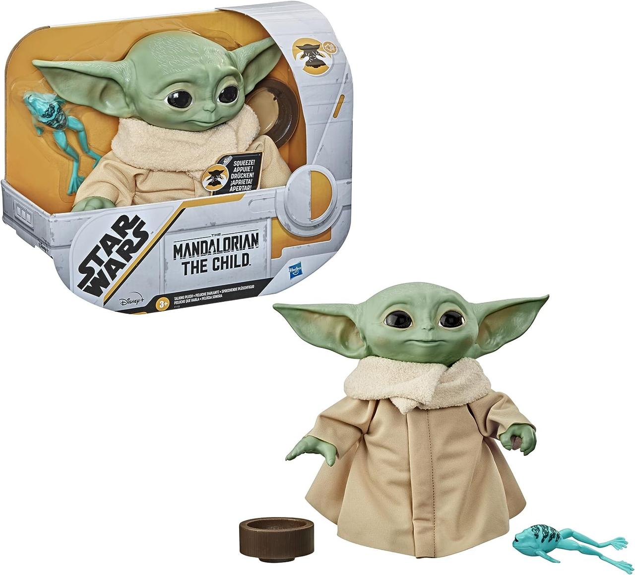 Іграшка Малюк Йода Грогу зіркові війни Star Wars Mandalorian The Child Talking Plush Toy