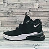 Чоловічі кросівки Nike Air Force 270 Black/White Chrome University Red AH6772-001, фото 2