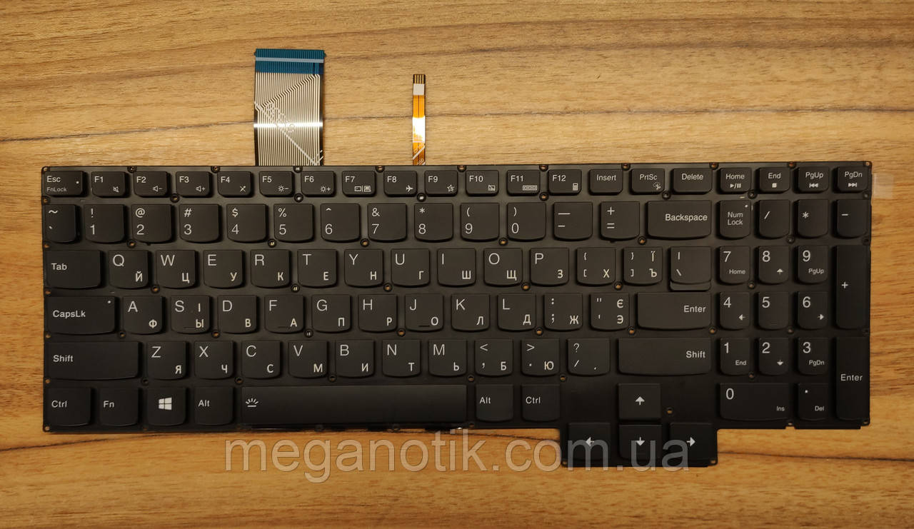 Клавіатура для Lenovo Legion 5 Pro 16ARH7H Black, фото 1