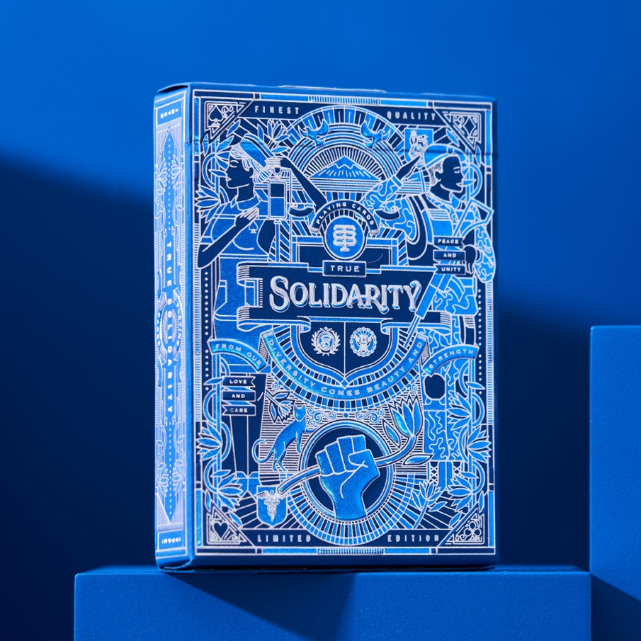 Карти гральні | Solidarity (Navy Blue) by Riffle Shuffle
