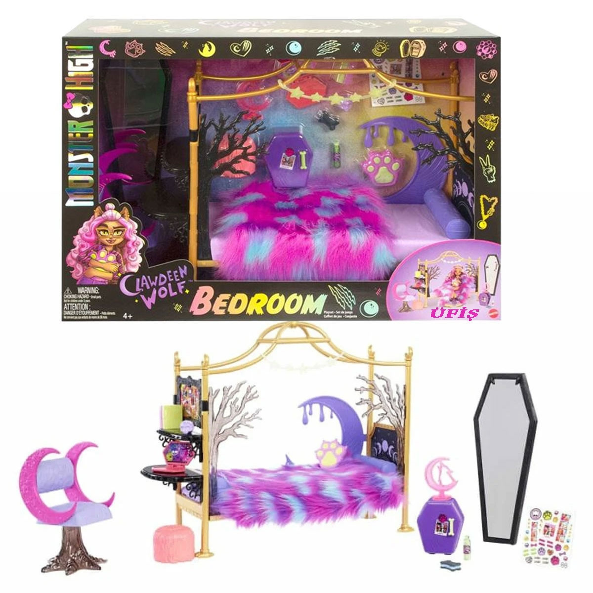 Ігровий набір Monster High Жунка кімната Клодін HHK64