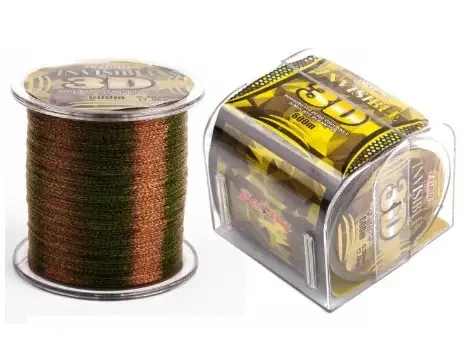 Волосінь 3D Feima Invisible 600 м 0.20мм / 10кг (зелено-червона) (5057)