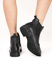 Челсі черевики Suny Liana 812702 39 чорний шкіра 36, фото 5