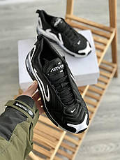 Чоловічі кросівки Nike Air Max 720 Black/White AR9293-011, фото 3