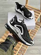Чоловічі кросівки Nike Air Max 720 Black/White AR9293-011, фото 2