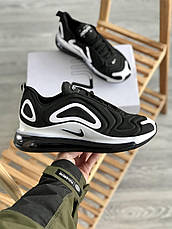 Чоловічі кросівки Nike Air Max 720 Black/White AR9293-011, фото 3