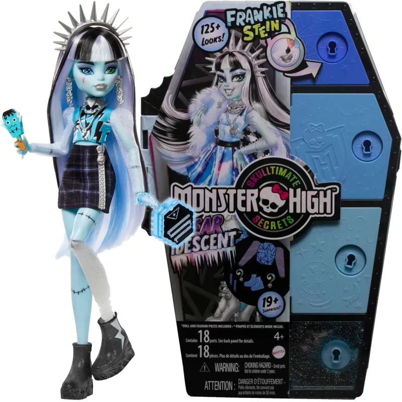 Ігровий набір-сюрприз Mattel Monster High Відхідний стиль жах-секрети Френкі HNF75