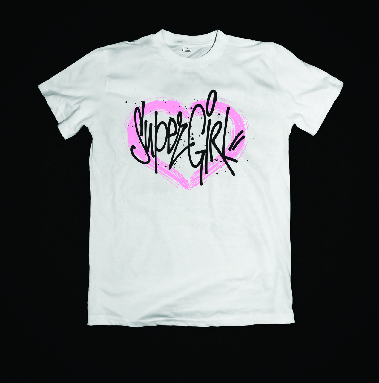 Футболка YOUstyle Super girl, супер дівчина1089 XS White