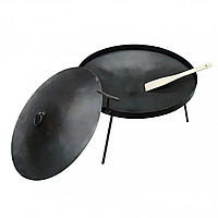 Садж для мангала для відкритого вогню з дискової борони 600 мм Мисливця сковорода для природи для дачі