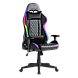 Крісло для геймерів hator Darkside RGB Black молодіжне комп'ютерне ігрове з підсвічуванням для підлітків, фото 6