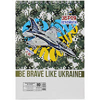 Блокнот "Самолет F-16", А5, 80 листов [tsi219169-TSІ]