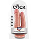 Подвійний фалоімітатор King Cock Double Penetrator 19см, фото 5